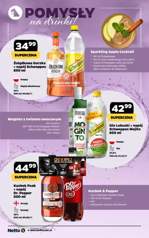 Netto - gazetka promocyjna Mocna Kolekcja - Alkohole Mocne od środy 01.10 do soboty 11.10 - strona 4