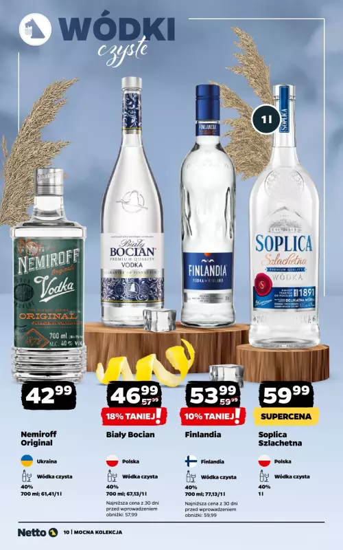 Netto - gazetka promocyjna Mocna Kolekcja - Alkohole Mocne od środy 01.10 do soboty 11.10 - strona 10
