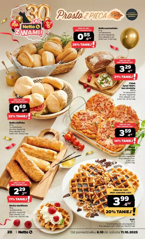 Netto - gazetka promocyjna Gazetka Spożywcza od poniedziałku 06.10 do soboty 11.10 - strona 20