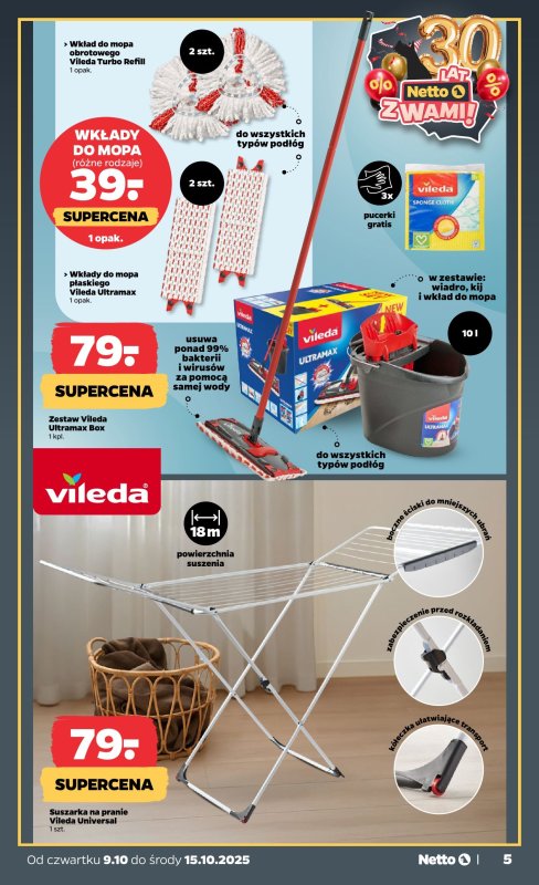 Netto - gazetka promocyjna Gazetka Non Food od czwartku 09.10 do środy 15.10 - strona 5