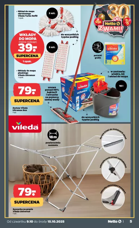 Netto - gazetka promocyjna Gazetka Non Food od czwartku 09.10 do środy 15.10 - strona 5