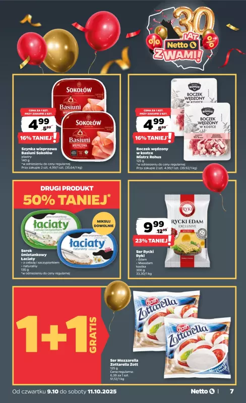 Netto - gazetka promocyjna Gazetka Spożywcza od czwartku 09.10 do soboty 11.10 - strona 7