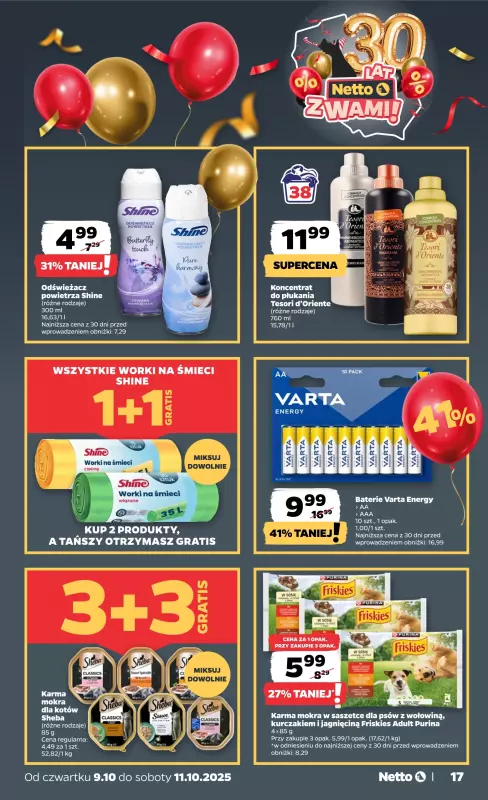 Netto - gazetka promocyjna Gazetka Spożywcza od czwartku 09.10 do soboty 11.10 - strona 17