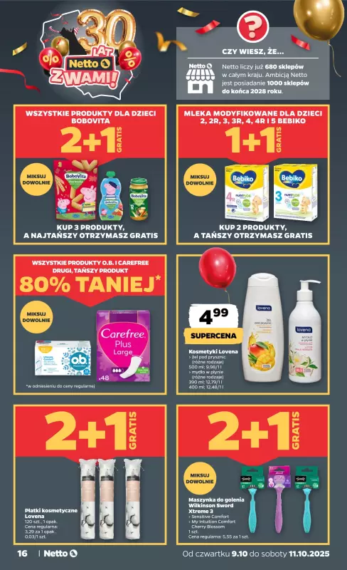 Netto - gazetka promocyjna Gazetka Spożywcza od czwartku 09.10 do soboty 11.10 - strona 16