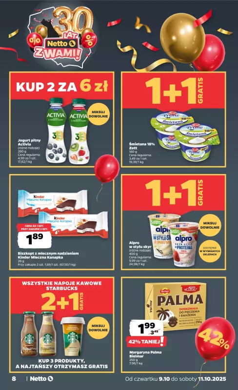 Netto - gazetka promocyjna Gazetka Spożywcza od czwartku 09.10 do soboty 11.10 - strona 8