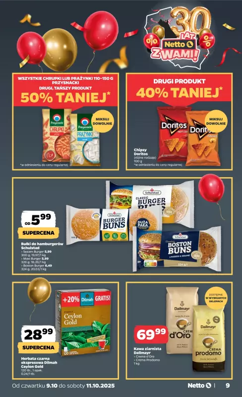 Netto - gazetka promocyjna Gazetka Spożywcza od czwartku 09.10 do soboty 11.10 - strona 9