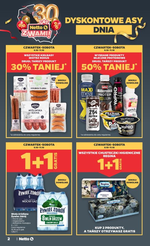 Netto - gazetka promocyjna Gazetka Spożywcza od czwartku 09.10 do soboty 11.10 - strona 2