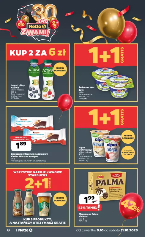 Netto - gazetka promocyjna Gazetka Spożywcza od czwartku 09.10 do soboty 11.10 - strona 8