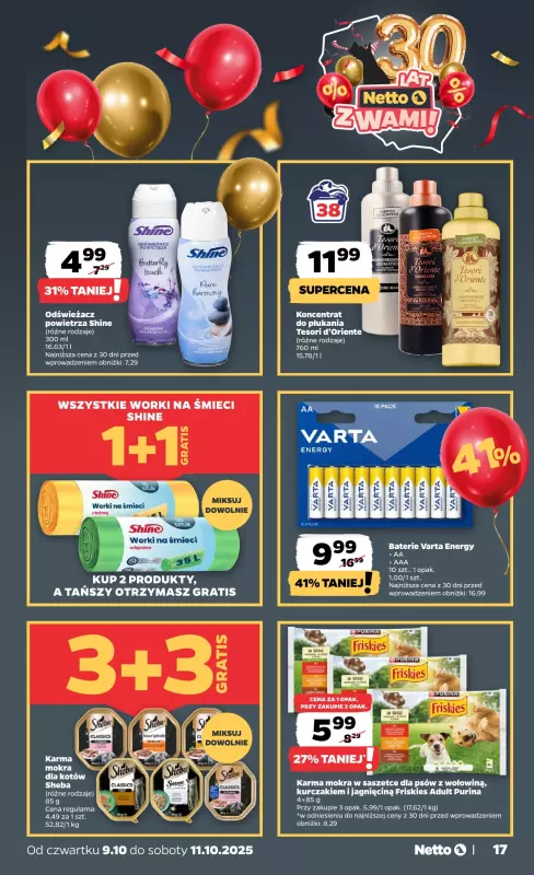 Netto - gazetka promocyjna Gazetka Spożywcza od czwartku 09.10 do soboty 11.10 - strona 17