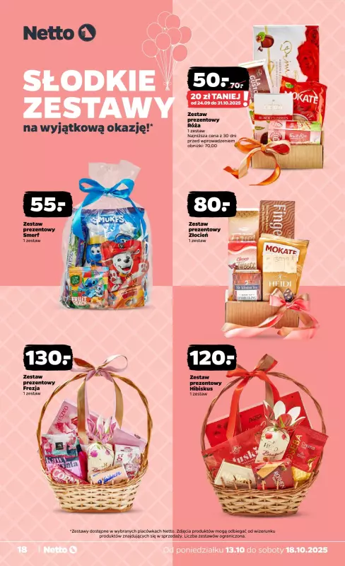 Netto - gazetka promocyjna Gazetka Spożywcza od poniedziałku 13.10 do soboty 18.10 - strona 18