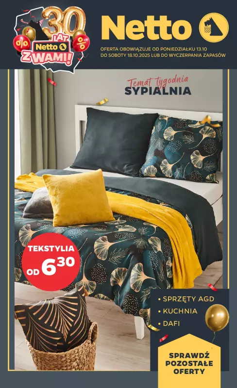 Netto - gazetka promocyjna Gazetka Non Food od poniedziałku 13.10 do soboty 18.10