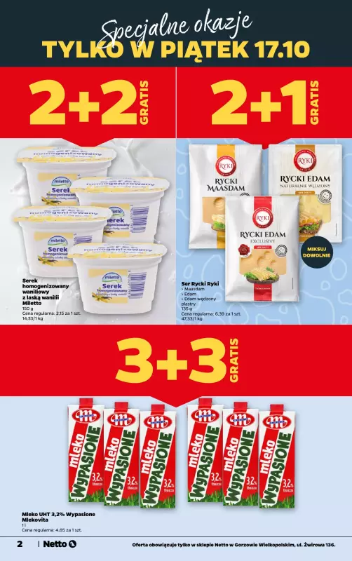 Netto - gazetka promocyjna Gorzów Wielkopolski - Wielkie otwarcie już w czwartek 16.10   - strona 2