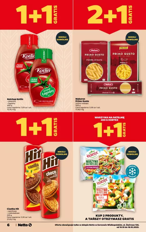 Netto - gazetka promocyjna Gorzów Wielkopolski - Wielkie otwarcie już w czwartek 16.10 od czwartku 16.10 do soboty 18.10 - strona 6