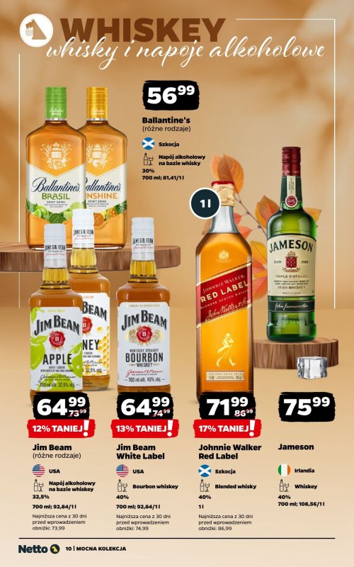 Netto - gazetka promocyjna Mocna Kolekcja - Alkohole Mocne od środy 15.10 do soboty 25.10 - strona 10