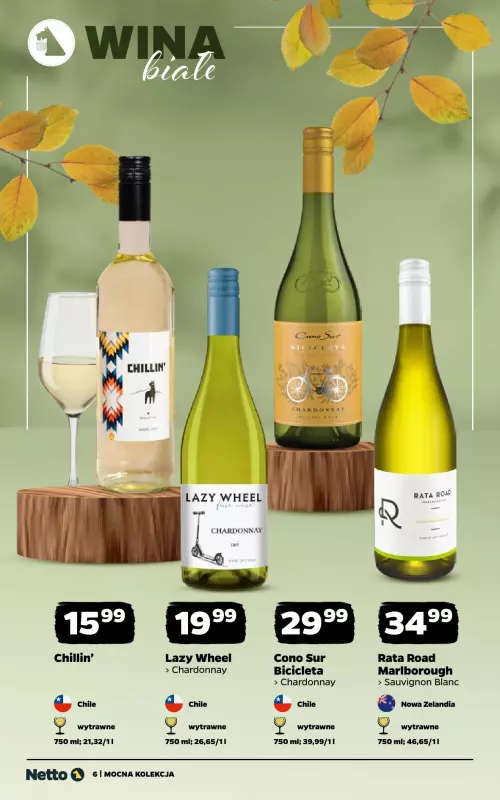 Netto - gazetka promocyjna Mocna Kolekcja - Wina  do soboty 25.10 - strona 6
