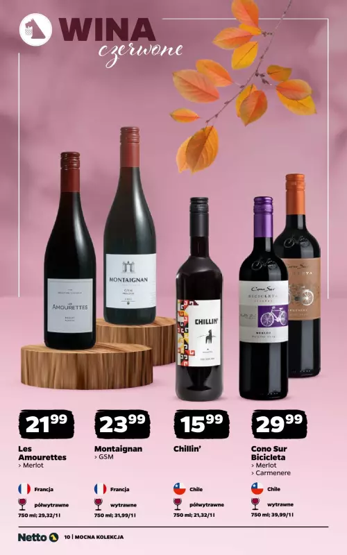 Netto - gazetka promocyjna Mocna Kolekcja - Wina  do soboty 25.10 - strona 10