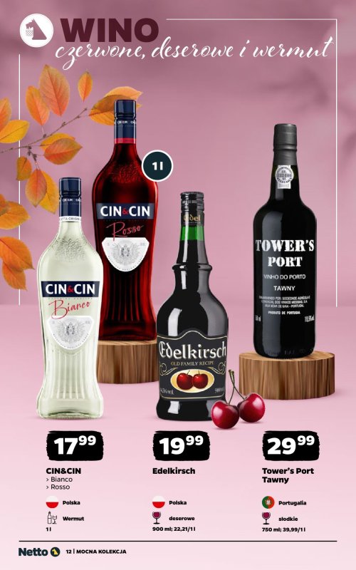 Netto - gazetka promocyjna Mocna Kolekcja - Wina  do soboty 25.10 - strona 12