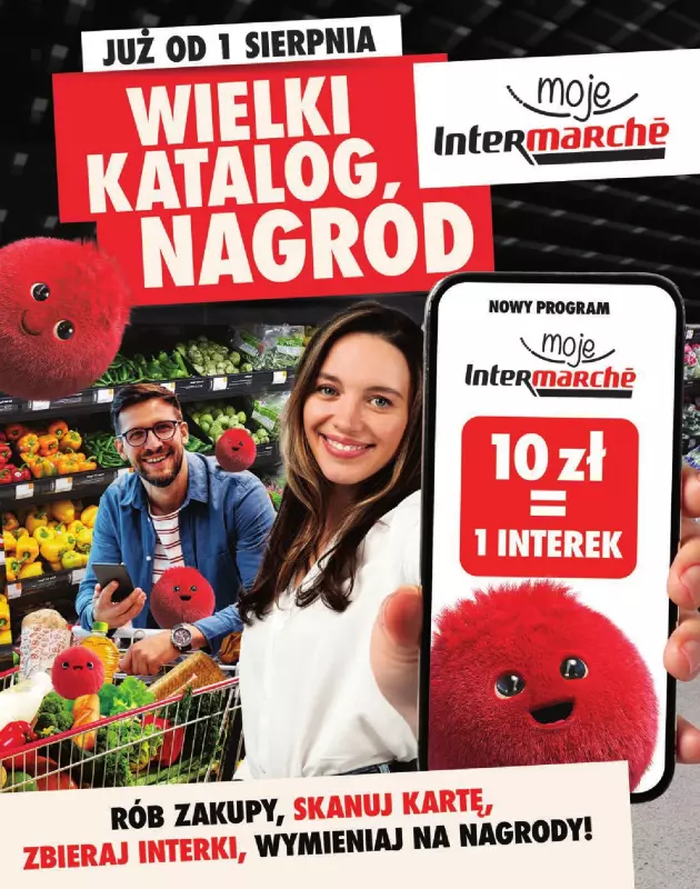 Intermarche - gazetka promocyjna Katalog nagród od czwartku 01.08 do soboty 31.08