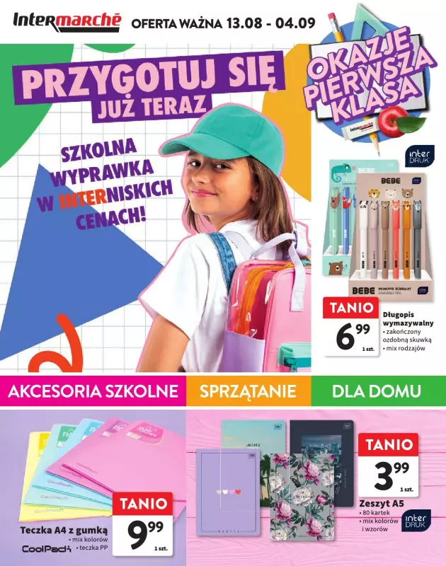 Intermarche - gazetka promocyjna Katalog Okazje pierwsza klasa  do środy 04.09