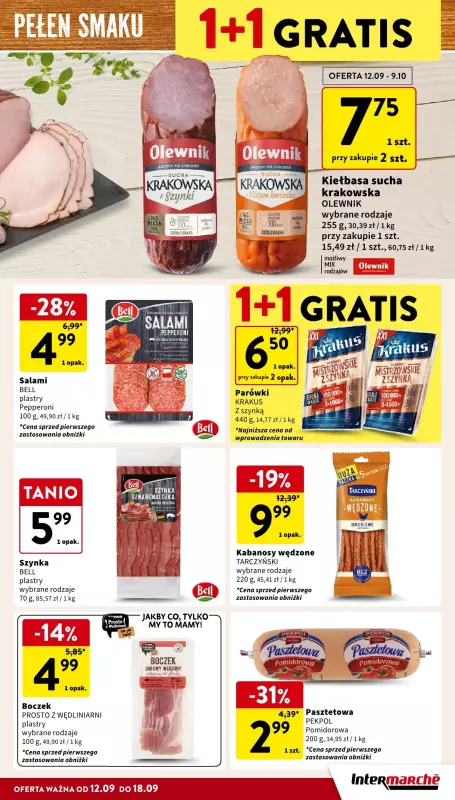 Intermarche - gazetka promocyjna Gazetka od czwartku 12.09 do środy 18.09 - strona 21