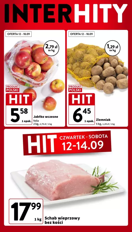 Intermarche - gazetka promocyjna Gazetka od czwartku 12.09 do środy 18.09 - strona 4