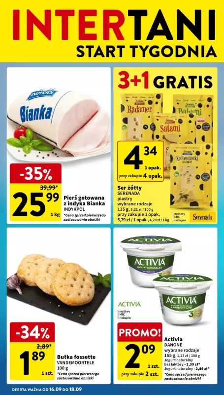 Intermarche - gazetka promocyjna Gazetka od czwartku 12.09 do środy 18.09 - strona 42