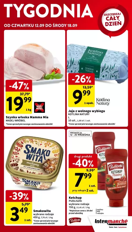 Intermarche - gazetka promocyjna Gazetka od czwartku 12.09 do środy 18.09 - strona 5