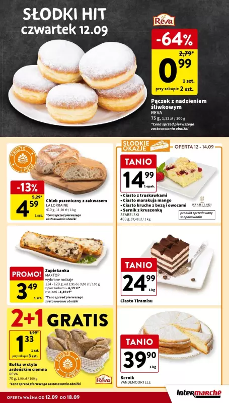 Intermarche - gazetka promocyjna Gazetka od czwartku 12.09 do środy 18.09 - strona 13