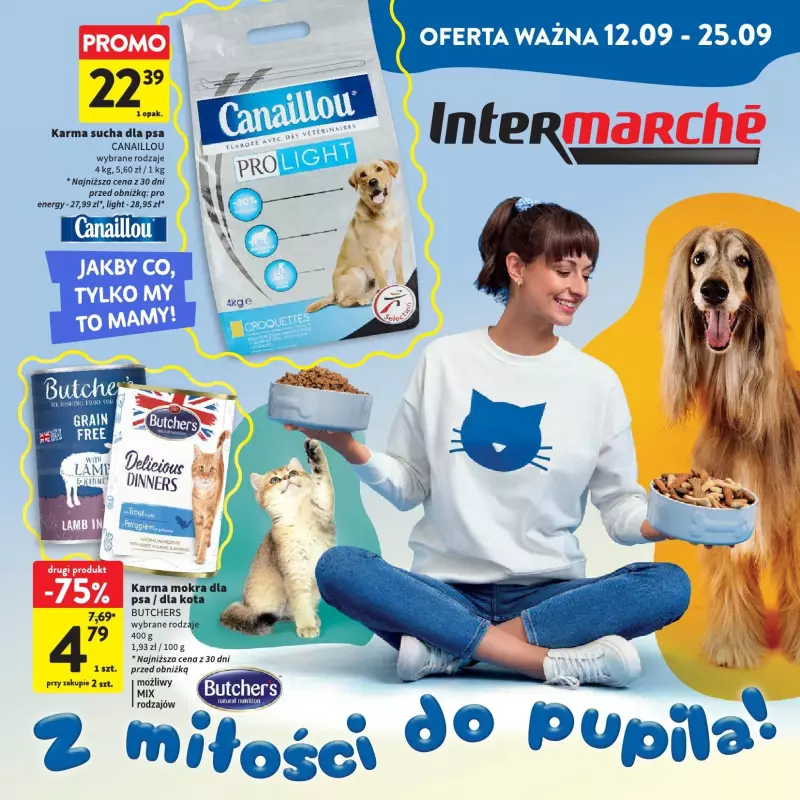 Intermarche - gazetka promocyjna Katalog Pet Food od czwartku 12.09 do środy 25.09