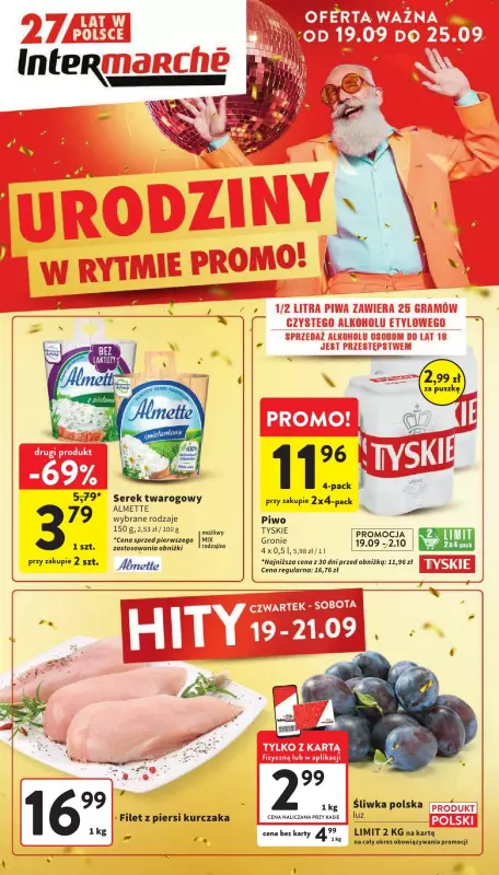 Intermarche - gazetka promocyjna Gazetka od czwartku 19.09 do środy 25.09