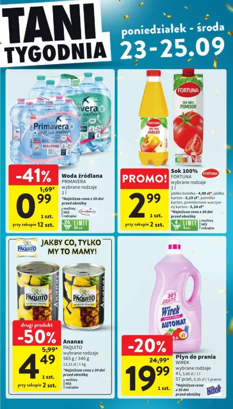 Intermarche - gazetka promocyjna Gazetka od czwartku 19.09 do środy 25.09 - strona 47