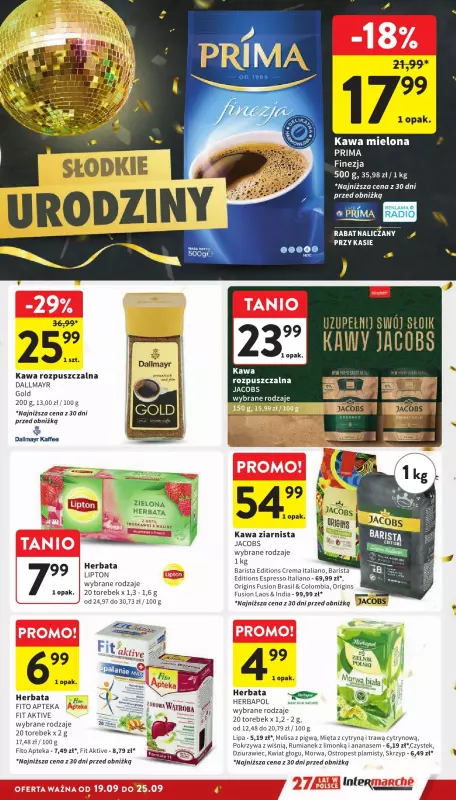 Intermarche - gazetka promocyjna Gazetka od czwartku 19.09 do środy 25.09 - strona 25