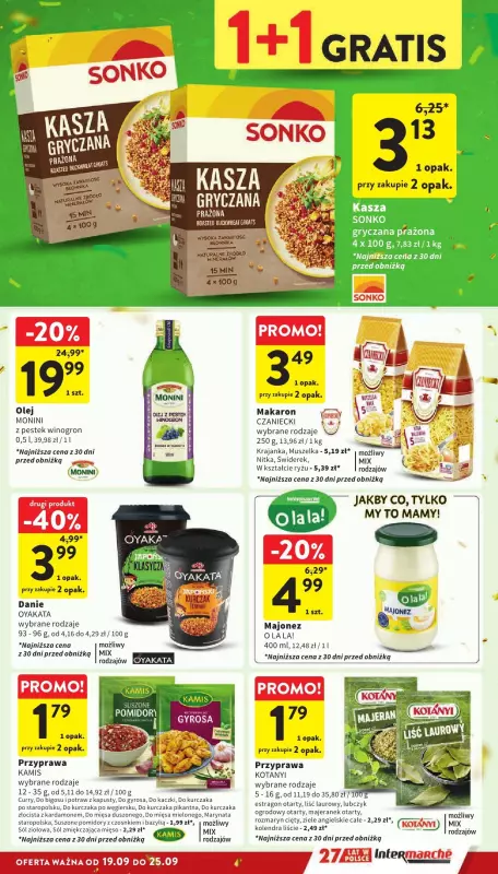 Intermarche - gazetka promocyjna Gazetka od czwartku 19.09 do środy 25.09 - strona 23