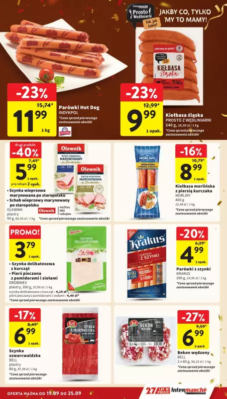 Intermarche - gazetka promocyjna Gazetka od czwartku 19.09 do środy 25.09 - strona 15