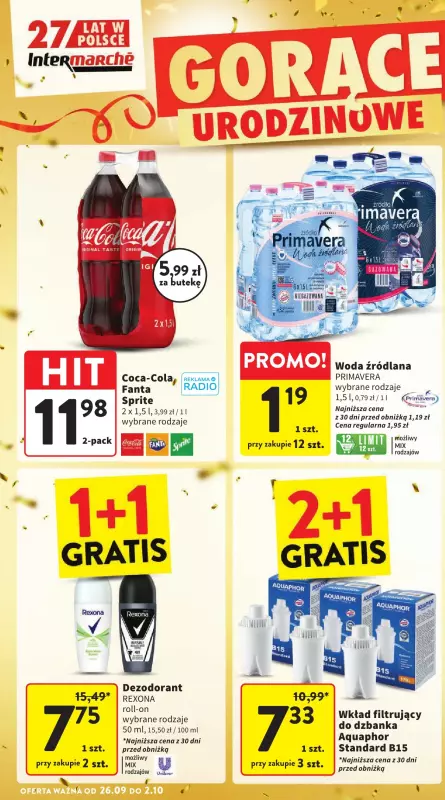 Intermarche - gazetka promocyjna Gazetka od czwartku 26.09 do środy 02.10 - strona 6