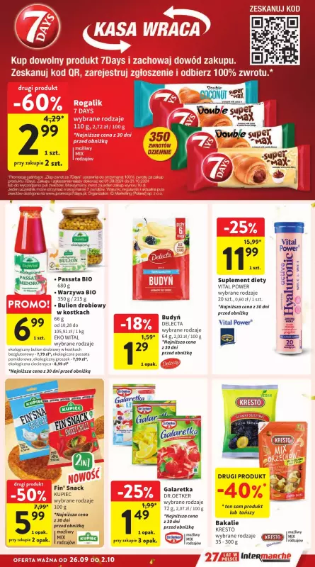 Intermarche - gazetka promocyjna Gazetka od czwartku 26.09 do środy 02.10 - strona 25