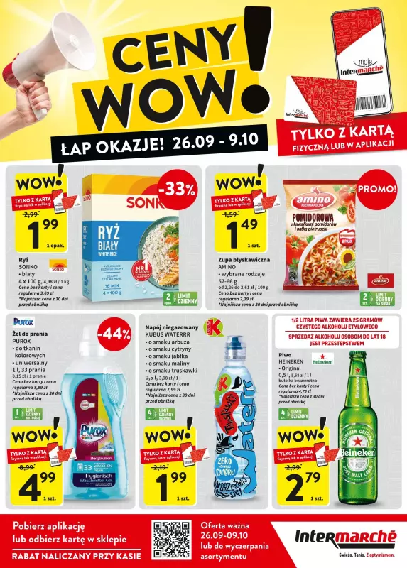 Intermarche - gazetka promocyjna CENY WOW! od czwartku 26.09 do środy 09.10 - strona 2