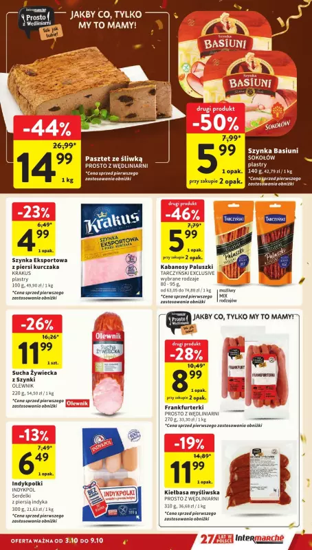 Intermarche - gazetka promocyjna Gazetka od czwartku 03.10 do środy 09.10 - strona 15