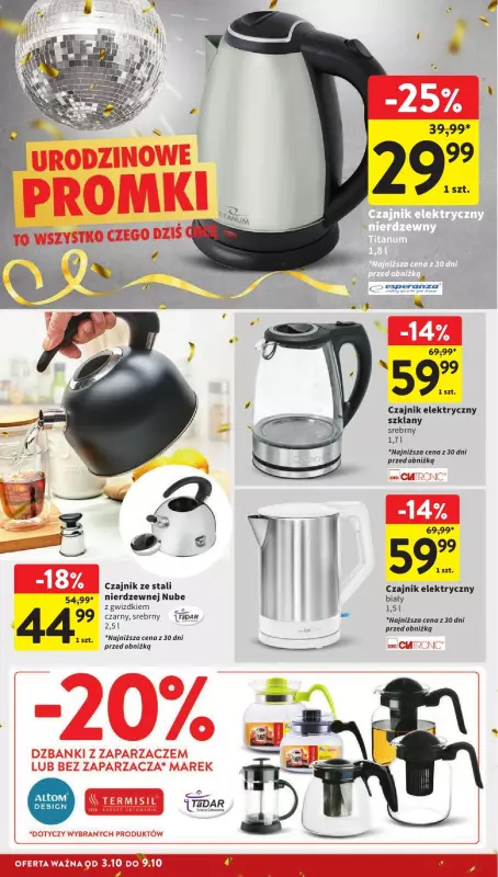 Intermarche - gazetka promocyjna Gazetka od czwartku 03.10 do środy 09.10 - strona 38