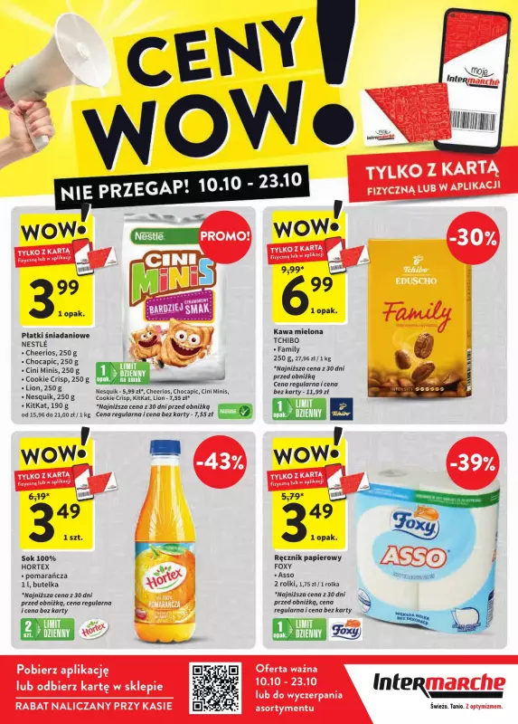 Intermarche - gazetka promocyjna Ceny WoW od czwartku 10.10 do środy 23.10 - strona 2