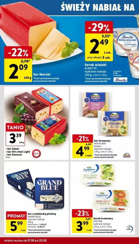 Intermarche - gazetka promocyjna Gazetka od czwartku 17.10 do środy 23.10 - strona 22