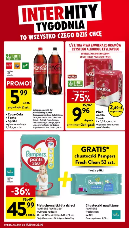 Intermarche - gazetka promocyjna Gazetka od czwartku 17.10 do środy 23.10 - strona 6