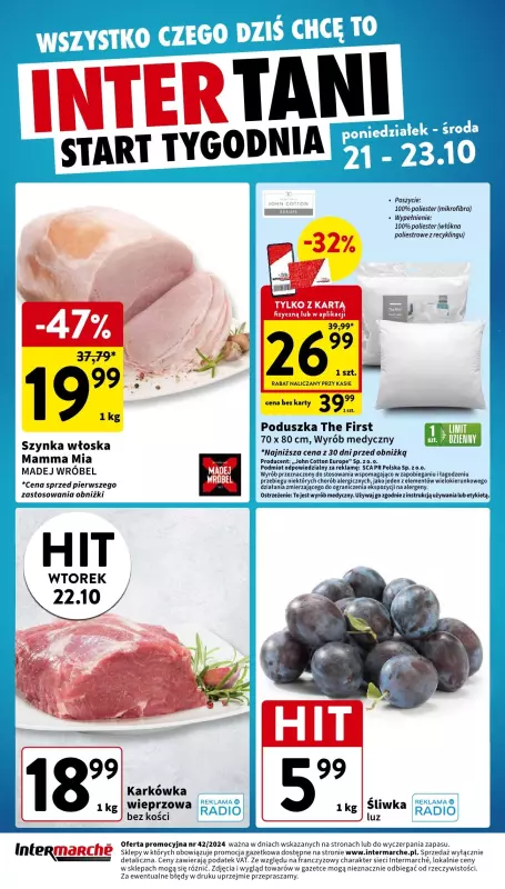 Intermarche - gazetka promocyjna Gazetka od czwartku 17.10 do środy 23.10 - strona 44