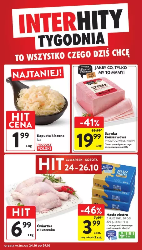 Intermarche - gazetka promocyjna Gazetka od czwartku 24.10 do wtorku 29.10 - strona 4