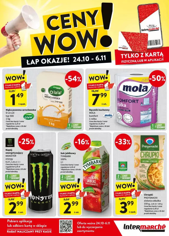 Intermarche - gazetka promocyjna Ceny WOW od czwartku 24.10 do środy 06.11 - strona 2