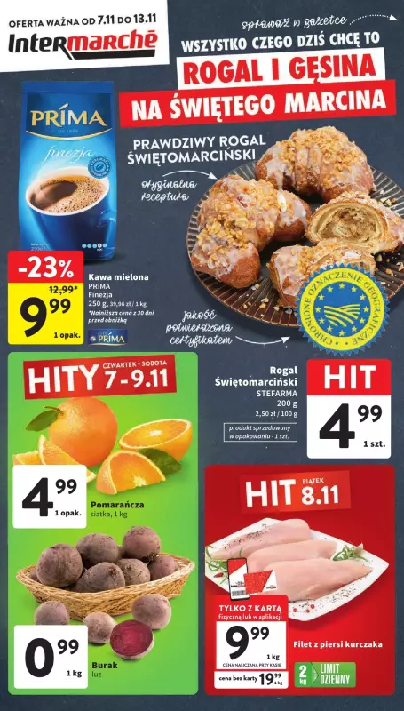 Intermarche - gazetka promocyjna Gazetka od czwartku 07.11 do środy 13.11