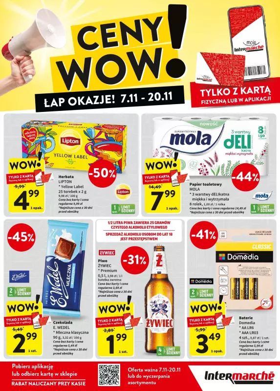 Intermarche - gazetka promocyjna Ceny WOW od czwartku 07.11 do środy 20.11 - strona 2