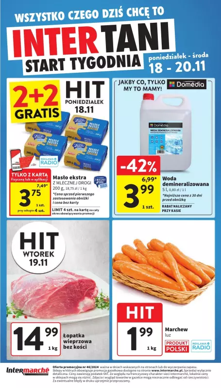 Intermarche - gazetka promocyjna Gazetka od czwartku 14.11 do środy 20.11 - strona 48