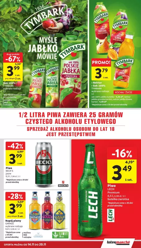 Intermarche - gazetka promocyjna Gazetka od czwartku 14.11 do środy 20.11 - strona 35