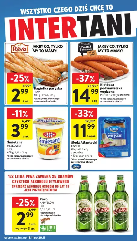 Intermarche - gazetka promocyjna Gazetka od czwartku 14.11 do środy 20.11 - strona 46